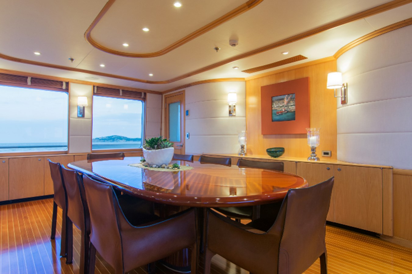 Dining Salon Looking Forward To Portside