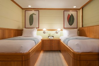 4*PUPPIES 24 Twin Guest Stateroom Looking Aft