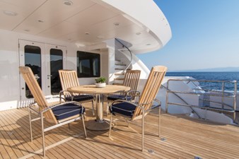 4*PUPPIES 32 Bridge Deck Aft Looking Forward To Starboard