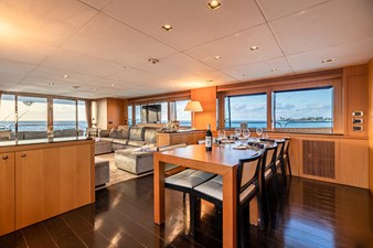 CORAZON 6 Main Dining Salon Looking Aft To Port