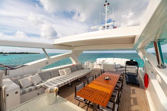 CORAZON 13 Sundeck Looking Aft